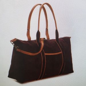 Burgundy Corduroy Weekender DSW NEW in package!